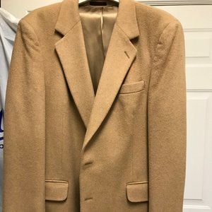Men's Camel Hair Sport Jacket Size 42 Long